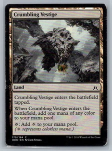 Crumbling Vestige, 170/184, Oath of the Gatewatch, Common, MTG Game - Picture 1 of 2