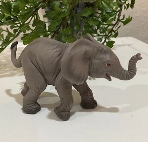 Vintage 1996 Safari LTD Elefant grau PVC 3,5" realistische Safari Wildtier Figur - Bild 1 von 13