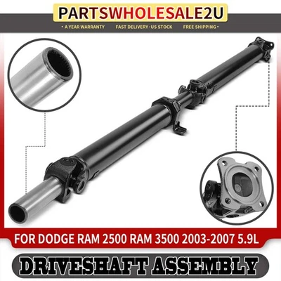 Rear Driveshaft Prop Shaft Assembly for Dodge Ram 3500 Ram 2500 2003-2007 5.9L - Image 1 of 4