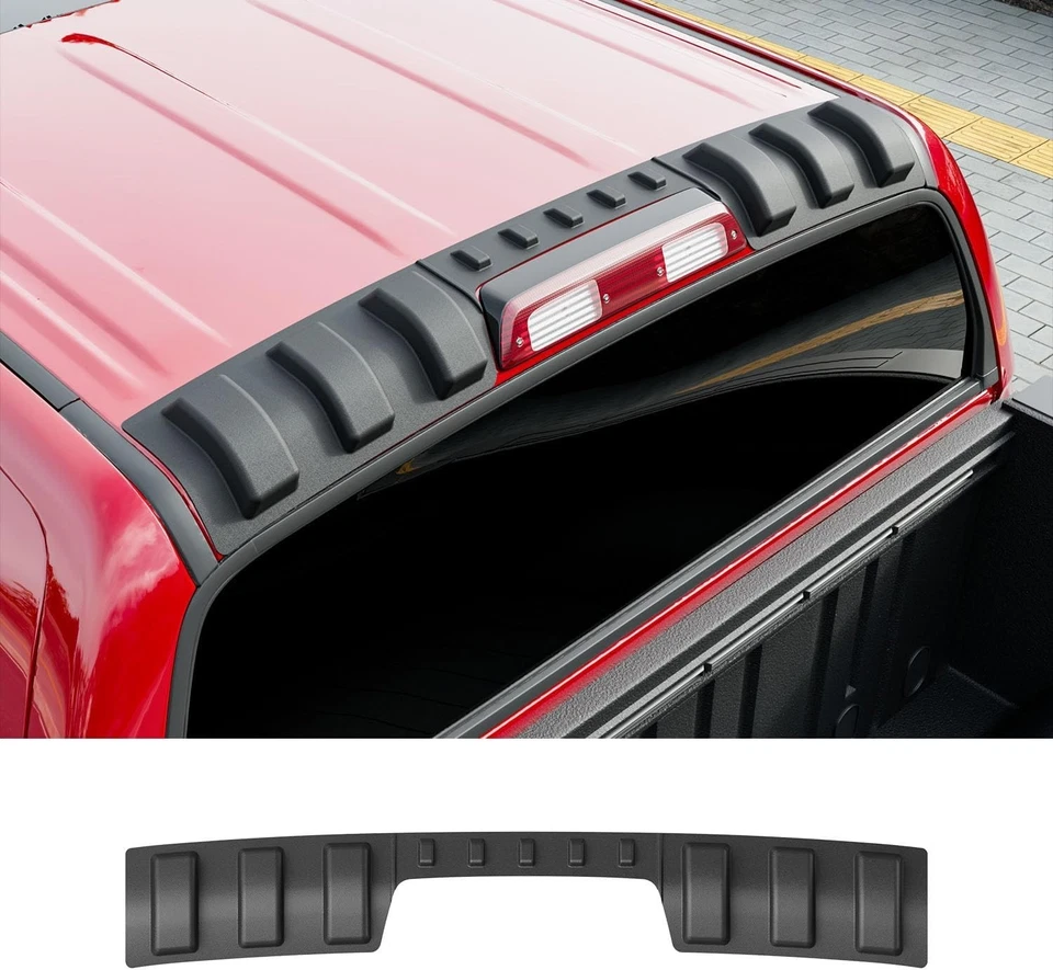 For 2014-2021 Toyota Tundra Crew Cab Rear Roof Protector Truck Cab Rear Spoiler - Image 1 of 4