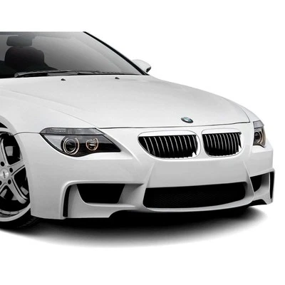 For BMW 650i 2006-2010 Duraflex 1M Style Fiberglass Front Bumper Cover Unpainted — 第 1/4 张图片