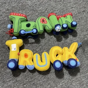 PBS Word World Wordworld Magnetic Pull Apart Plush Train & Truck Toy Magnets - Picture 1 of 19