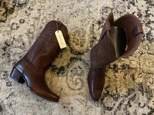 Tecovas The Annie Sequoia Calfskin Size 10 B Women’s Boot BRAND NEW - Picture 1 of 11