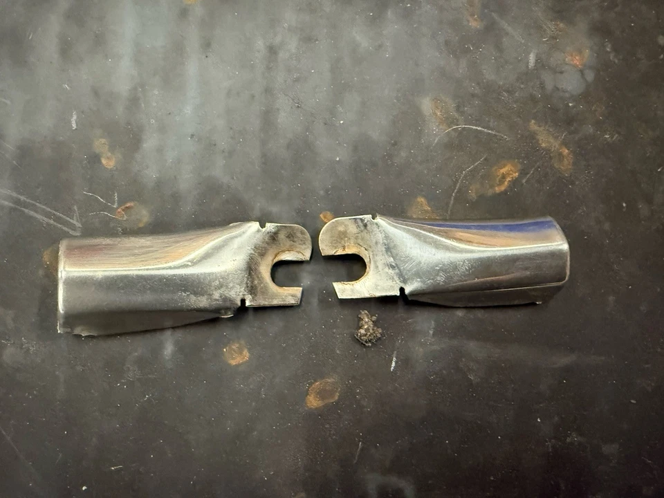 1966 Ford Galaxie XL LTD Front Fender Hood Lip Extension Molding Trim Pair LH Rh - Image 1 of 4