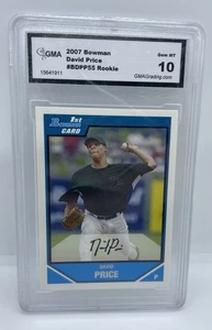 David Price 2007 1st Bowman Prospects #BDPP55 Rookie Card GEM 10 CY Young - Foto 1 di 3