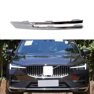Left Chrome Front Bumper Side Grille Trim Strip 32234952 For Volvo XC60 2022-25 - Picture 1 of 12