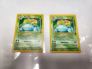 LOT ((MP)) Pokémon TCG Venusaur Base Set & Base Set 2 15/102 18/130 - Bild 1 von 18