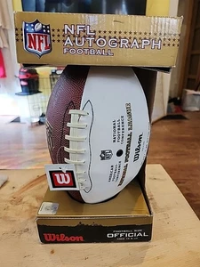 Wilson The Duke Official Size NFL Ball w Autograph White Panel 2006 READ - Picture 1 of 5