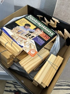 Keva Contraptions 185 Planks Pine Wood Mindware *READ - Picture 1 of 8
