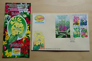 2000 Malaysia Stamp Week Highland Flowers, 4v Stamps & MS on 1 FDC (KL Cachet) - Picture 1 of 4