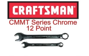 Llave Combinada Craftsman 12Pt Cromo CMMMT Métrica y SAE Envío Gratis Nueva - Imagen 1 de 29