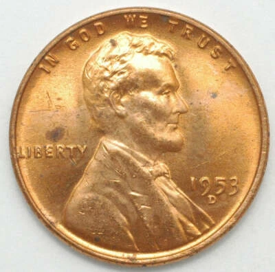 1953-D D/D RPM-006 Lincoln Cent Uncirculated Stage D - Image 1 of 3