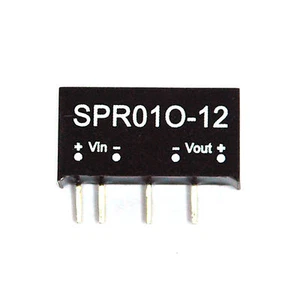 1pc SPR01O-12 DC to DC Converter Vin=48V Vout=12V Iout=84mA Po= 1W Mean Well MW - Picture 1 of 5