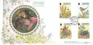 Wildlife Definitives 5p to 8p GB Alderney Benham FDC 1994 CLEARANCE (144587) - Picture 1 of 2