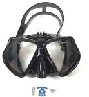 GoPro Mount Black Scuba Dive Snorkel Mask Tempered Glass Goggles 11 10 9 8 7 6 5