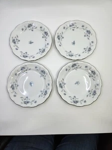 4 Blue Garland Dessert Plate China Johann Haviland Bavaria Germany 6.25" - Picture 1 of 15
