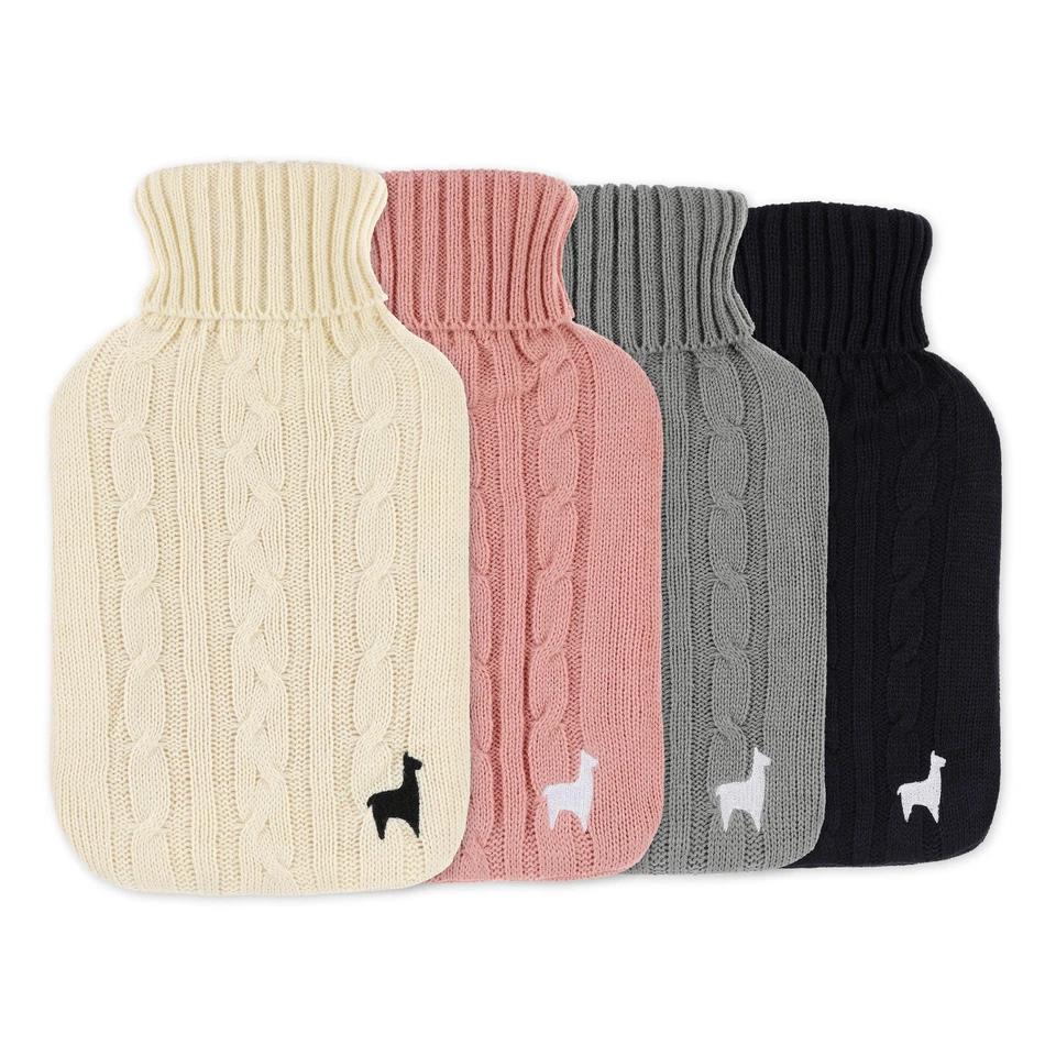 Nordstern Premium Wärmflasche mit Strickbezug - Auslaufsichere Bettflasche 1,8l - Bild 1 von 1