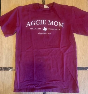 Texas A&M Aggie Mom Tee Shirt Womens Small Pre Owned - Picture 1 of 3