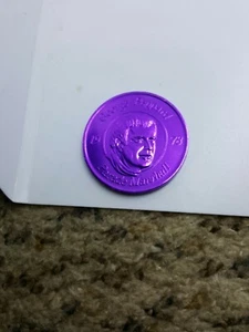 george peppard actor 1973 10 ga high relief Mardi Gras Doubloon new orleans - Picture 1 of 2