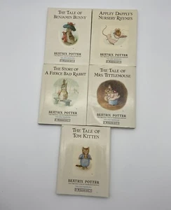 Beatrix Potter Books Lot Of 5 Hardcover With Original Dust Jackets - Foto 1 di 11