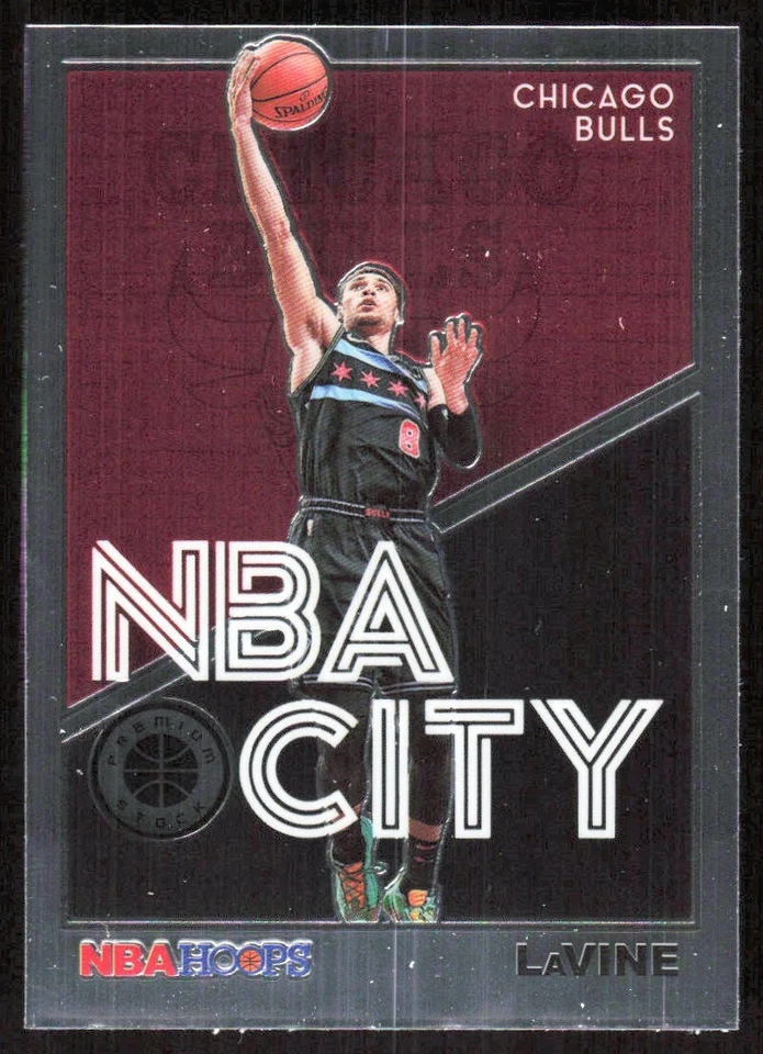 2019-20 112E NBA HOOPS NBA CITY Zach LaVine Chicago Bulls #23 - Image 1 of 2