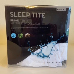 Sleep Tite Prime Terry hypoallergener Matratzenschoner wasserdicht - Split King - Bild 1 von 12