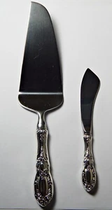 2 Pc Sterling Serving Set , King Richard By Towle - LM107 - Picture 1 of 4