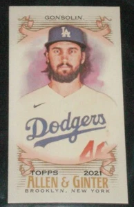 2021 Allen & Ginter A&G Back Tony Gonsolin #292 Los Angeles Dodgers - Picture 1 of 2