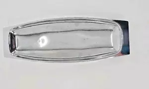 Vintage Kromex Serving Party Tray Platter Dish 15" x 5.5" MCM - Etch Design - Picture 1 of 12