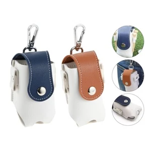 Borsa per palline da golf in pelle PU da appendere borsa da golf/cintura custodia per sport all'aperto quartier generale - Foto 1 di 15