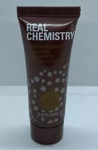 NEW Real Chemistry FRESH START Foaming Cleanser 15ml/.5oz Trav. Size - Picture 1 of 1