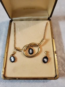 Vintage earrings & necklace set - Imagen 1 de 3