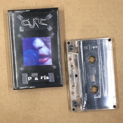 THE CURE Cassette Tape 90s Rock Goth PARIS LOVESONG ONE HUNDRED YEARS - Image 1 of 4