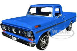 1972 Ford F-100 Pickup blau 1/24 Diecast Modellauto von Motormax 79384 - Bild 1 von 6