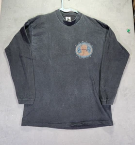 Vintage Public Image Long Sleeve Shirt Large 90s Grunge Fade Graphic Tee USA - Picture 1 of 7
