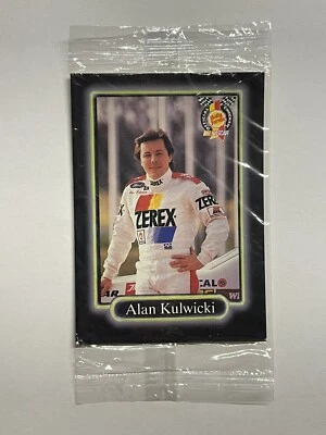 1990 Maxx Holly Farms Sealed Pack - Alan Kulwicki #HF11 Darrell Waltrip #HF3 - Image 1 of 2