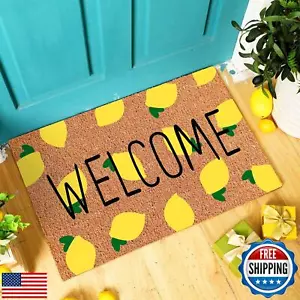 Ceenna Spring Easter Coir Doormat Outdoor Summer 4th of July Rugs Non Slip Tu - Picture 1 of 5