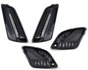 Blinker Set MOTO NOSTRA vorne+hinten smoked, dynamisches LED für Vespa GTS ab 19 - Bild 1 von 9