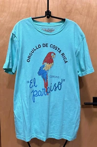 Vintage Lucky Brand Men's T-shirt Orgullo de Costa Rica Size M - Picture 1 of 4