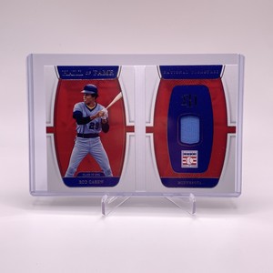 Rod Carew National Treasures Game Used Hall Of Fame Patch Booklet /49