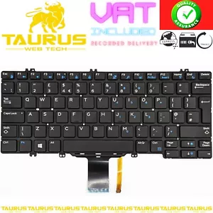 DELL Latitude E5450 E5470 E5480 E5490 E7450 BACKLIT LAPTOP KEYBOARD UK FREE P&P - Picture 1 of 3