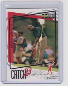 1997 1997-98 COLLECTOR'S CHOICE MICHAEL JORDAN CATCH 23 188 CHICAGO BULLS - Foto 1 di 2