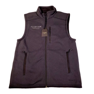 CC Filson Vest Mens Medium Dark Navy Ridegway Fleece Polartec Fairview Golf New - Picture 1 of 12