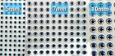 ALLPRO 5mm, 7mm, 10mm SUPER PEARL 3D Fish / Jig Eyes Ships Free from NY