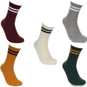 Justinreess England gestreifte Baumwollsocken für Herren Socken in grün 2er-Packungen - Bild 1 von 16
