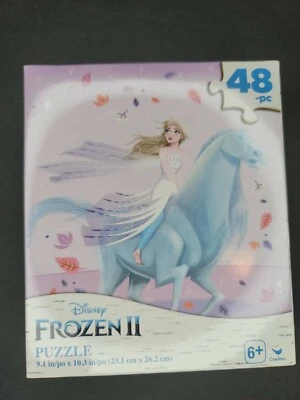 Rompecabezas Disney Frozen 2 Elsa Water Horse Spirit, 9.1"x10.3" 48 piezas Edad 6+ Foto 1 de 2
