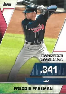 2021 Topps Series 2 FREDDIE FREEMAN Significant Statistics - BRAVES - #SS-10 - Bild 1 von 1