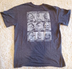 Star Wars Expressions of a Wookie TShirt Graphic Tee Large - Picture 1 of 4