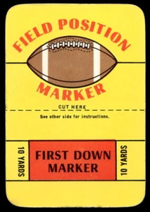 1971 Topps Game #NNO Field Marker VG-VGEX crease - Foto 1 di 2