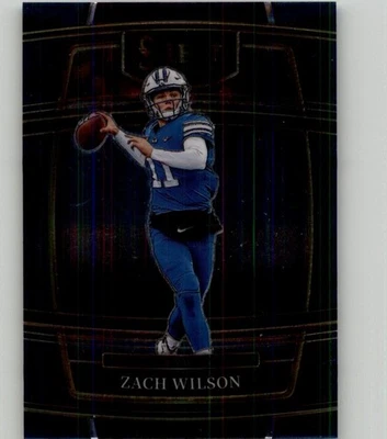 2022 Panini Select Draft Picks Zach Wilson Blue (Retail Base) #41 BYU Cougars - Image 1 of 2